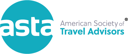 Logo for the American Society of Travel Advisors (ASTA).