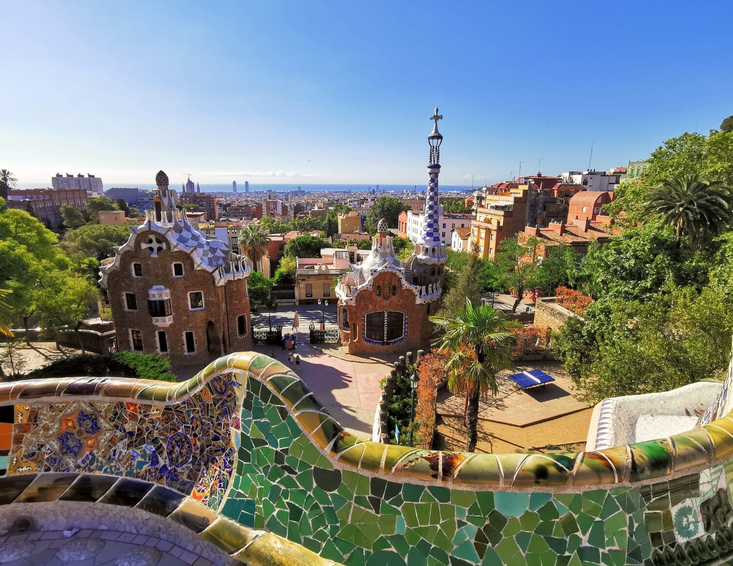Barcelona private luxury tour park guell 2