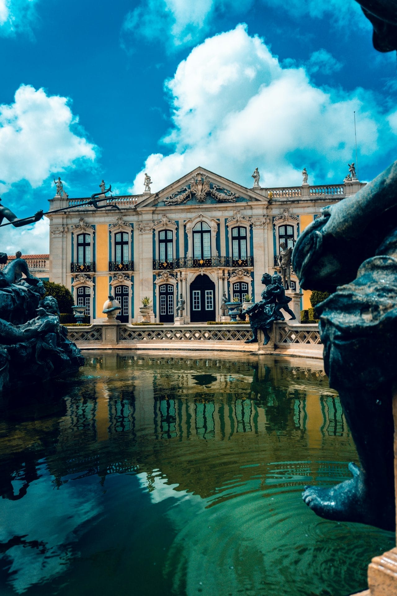 National Palace and Gardens of Queluz in Queluz, Portugal