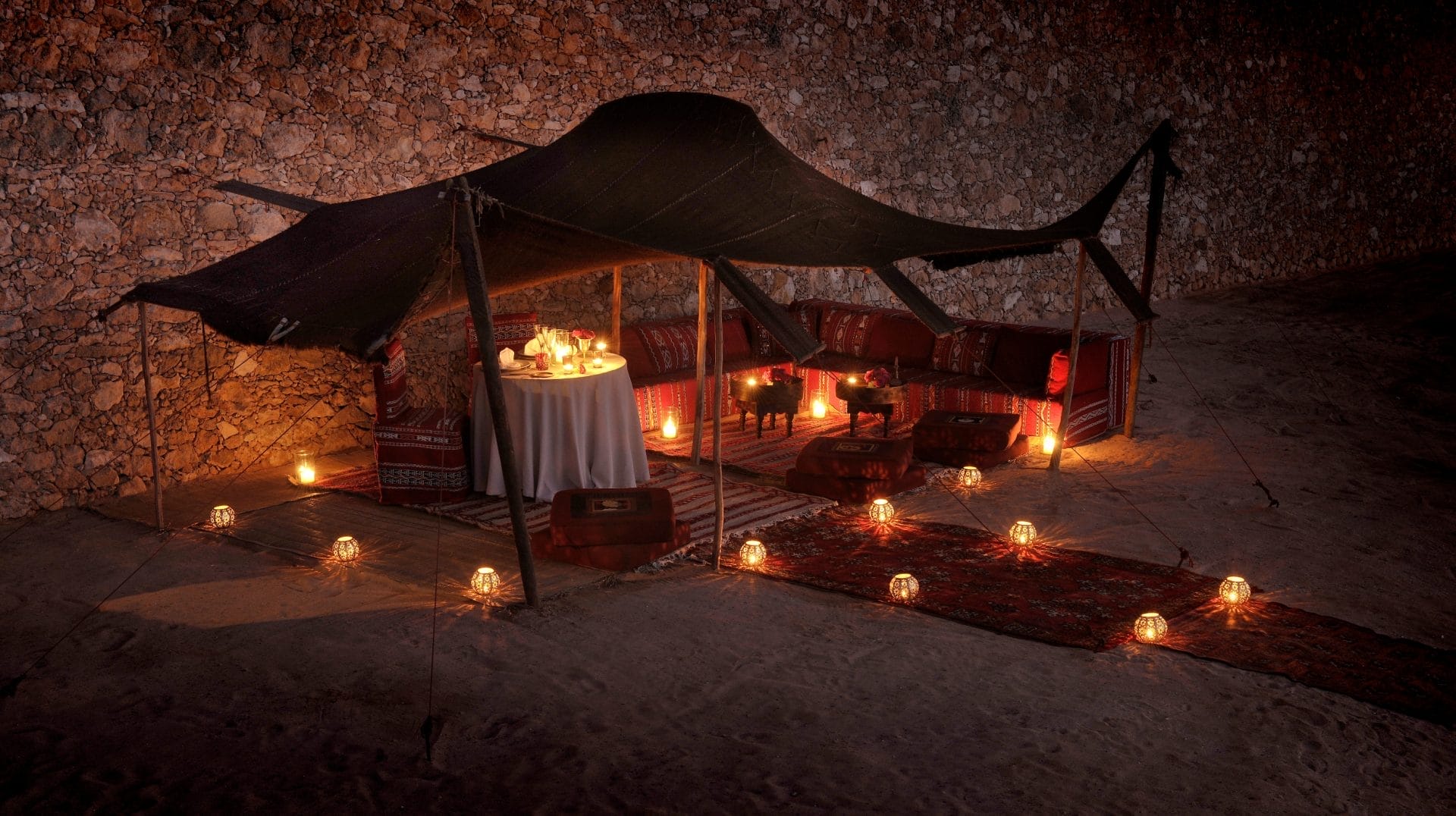 Private Berber tent dinner at La Sultana Oualidia