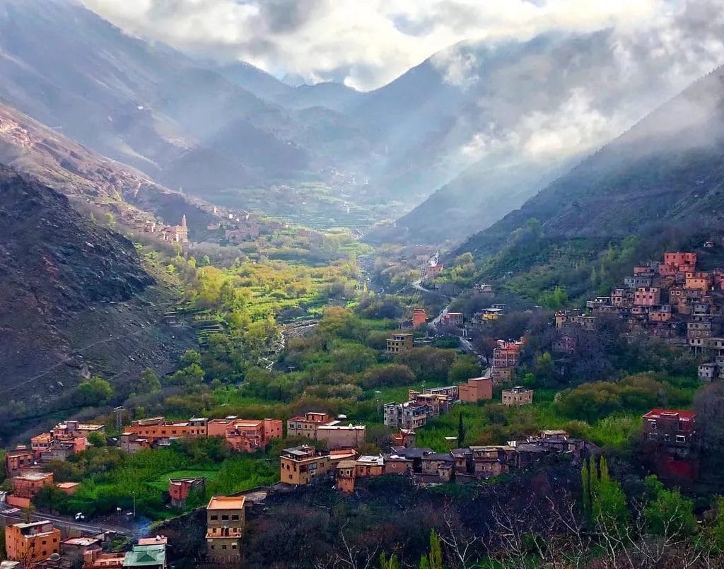 Imlil Valley in the High Atlas, Morocco