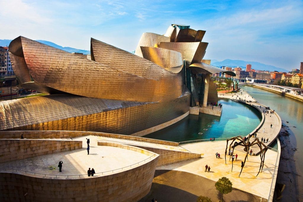Modern architecture in bilbao.
