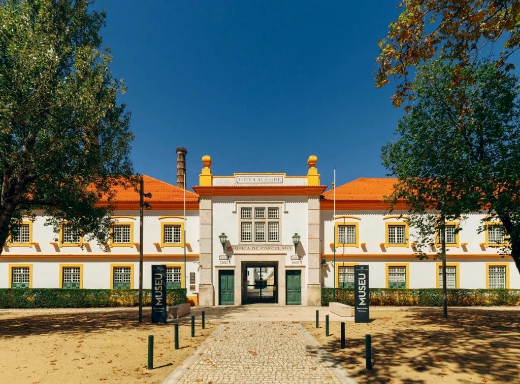 Historic buildings of the Vista Alegre porcelain works and museum in Ílhavo, near Aveiro, Portugal